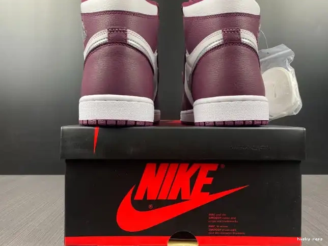 Rep Husky High Jordan Air 1 Bordeaux OG 555088-611 0524